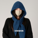 韩版 护耳巴拉克拉法帽毛线帽男 帽子围巾一体加厚保暖针织帽女冬季