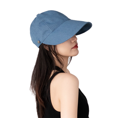 牛仔大头围赵露思同款防晒帽