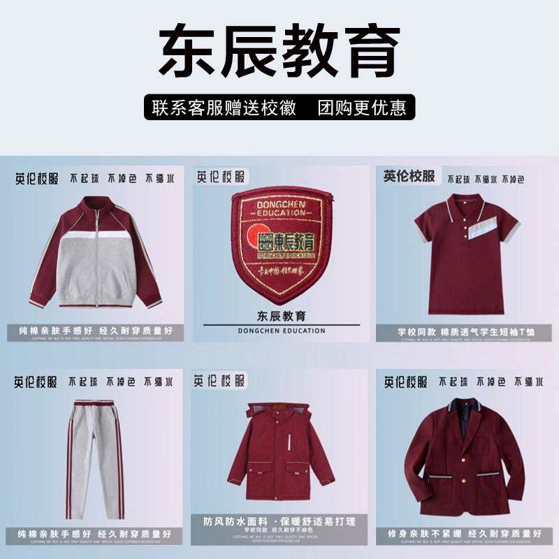 四川东辰教育校服套装成都宜宾眉山梓潼聚星汉中东辰国际学校校徽