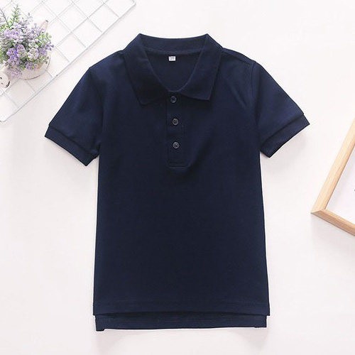 中小学生校服套装学院风英伦风幼儿园园服夏装宝蓝色短袖上衣纯棉