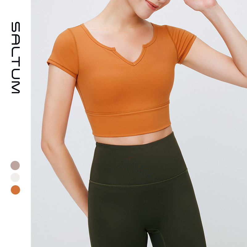saltum女春夏舒适高弹瑜伽服套装图片