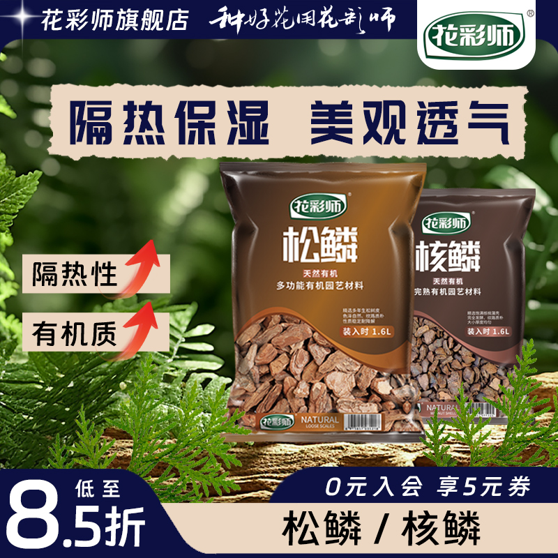 虹越花彩松鳞核鳞树皮隔热保湿