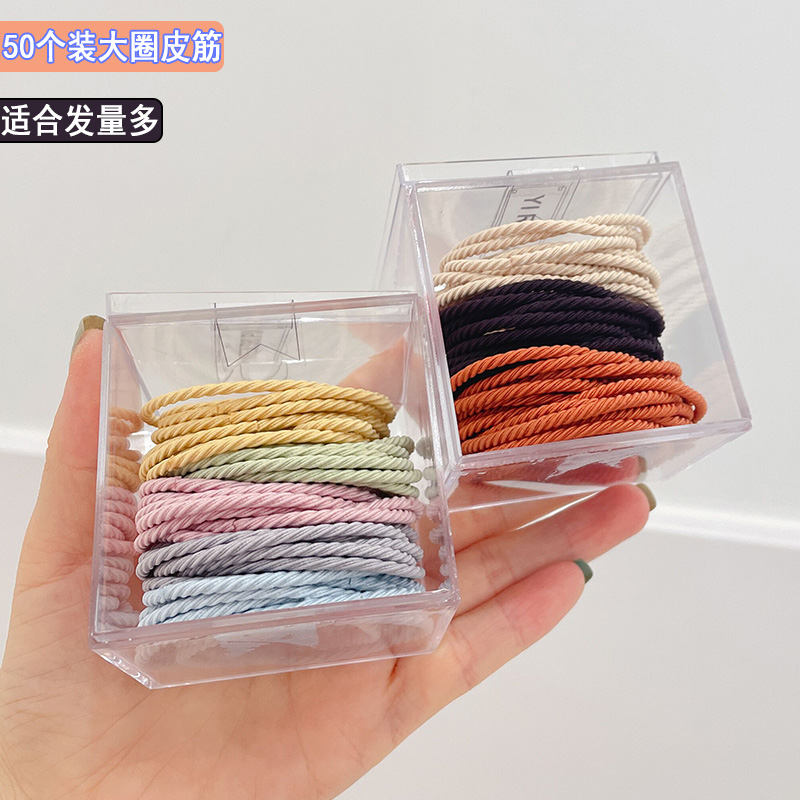 儿童不伤发耐用夏季马尾皮筋