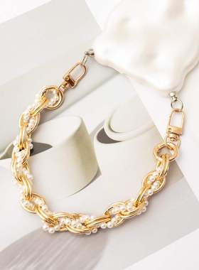 手机链女2024年新款珍珠手机链