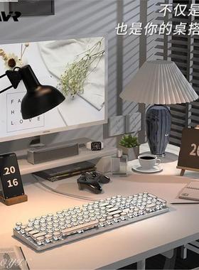 游戏电竞办公电脑笔记本键鼠2件套有线朋克风格机械键盘鼠标套装