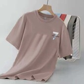 衫 男t恤短袖 青年时尚 帅气服男秋款 印花 新品 防晒圆领大码 便宜短袖