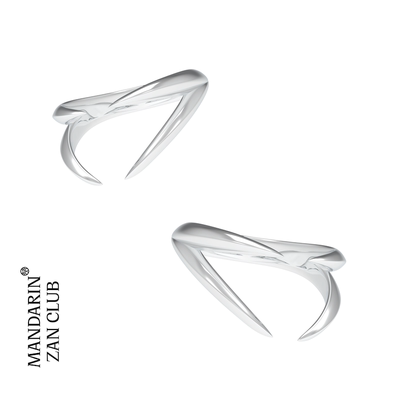 赞符思龙爪中性风开口戒指