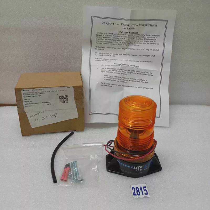 】METEOR LITE 5 LED VOLTA 1280V STROBE LIGHT AMBER CO2 ALARA
