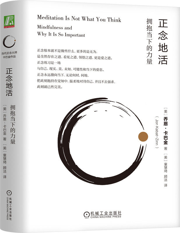 正念地活 拥抱当下的力量 乔恩 卡巴金 正念 冥想 禅修 卡巴金 疗愈 心理学 压力 焦虑 平和 身心健康 抑郁 正念减压
