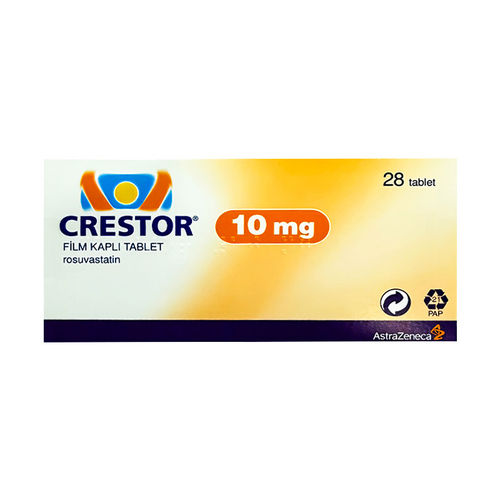 可定瑞舒伐他汀钙片28片10mg进口原研药Crestor欧版调节血脂改善