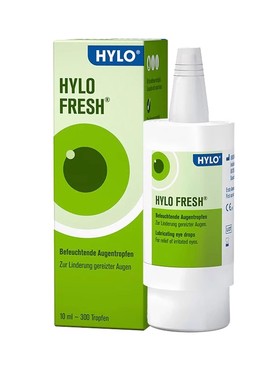 德国海露HYLO FRESH眼药水缓解视疲劳滴眼液10ml眼干眼涩滋润绿色