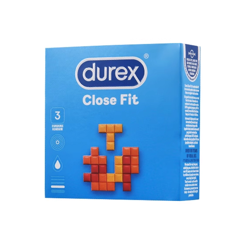 Durex杜蕾斯避孕套紧型超薄小号紧致贴合润滑裸入男用安全套套tt