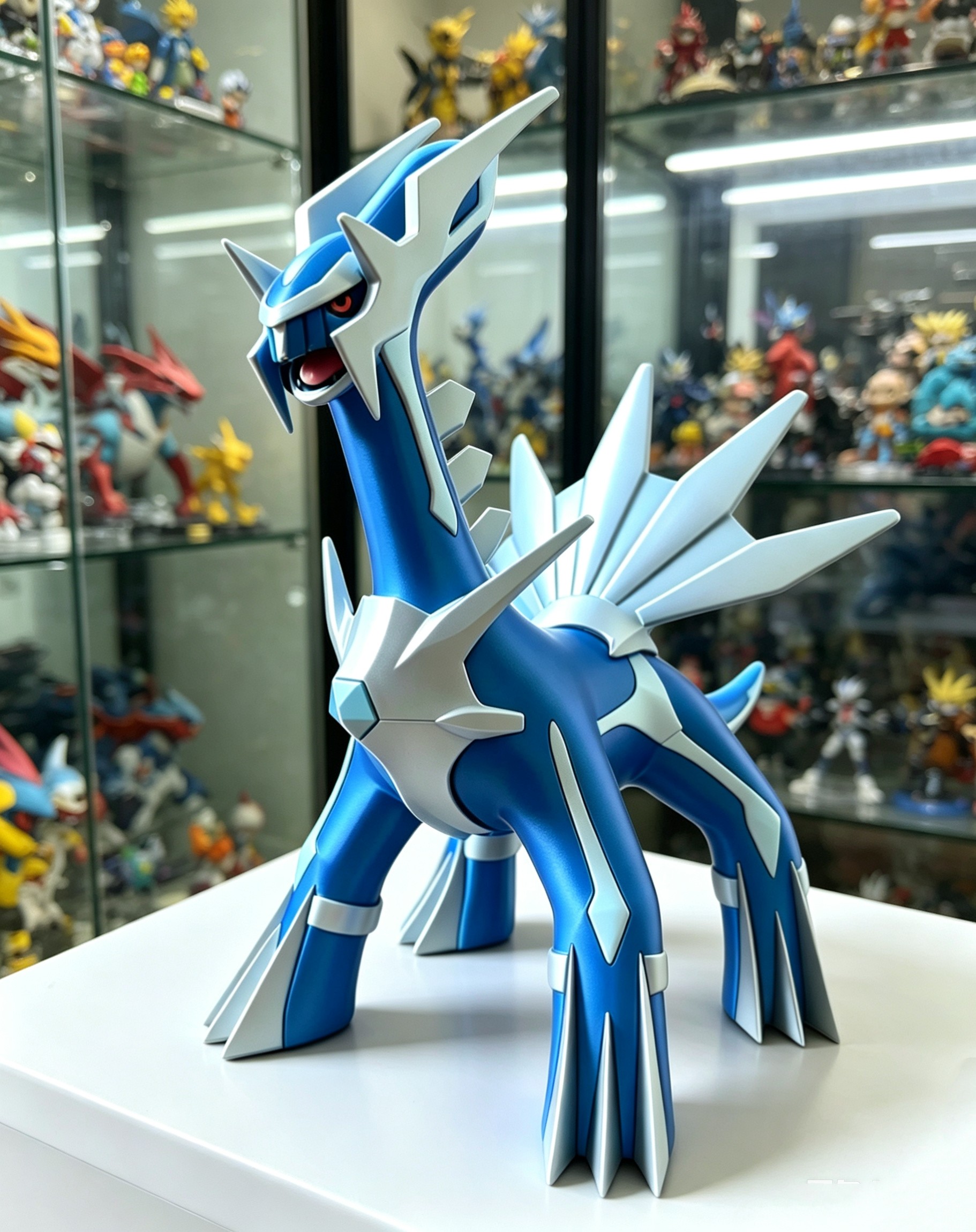 3D帝牙卢卡 神奥四神之一第四世代精灵神兽模型神奇宝贝手办潮玩