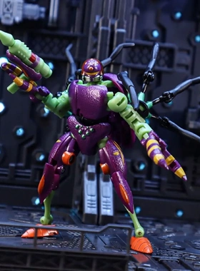 变形玩具 ROBOT TOYS RT-05 狼蛛 黑腄蚃 超能勇士蜘蛛 小比例