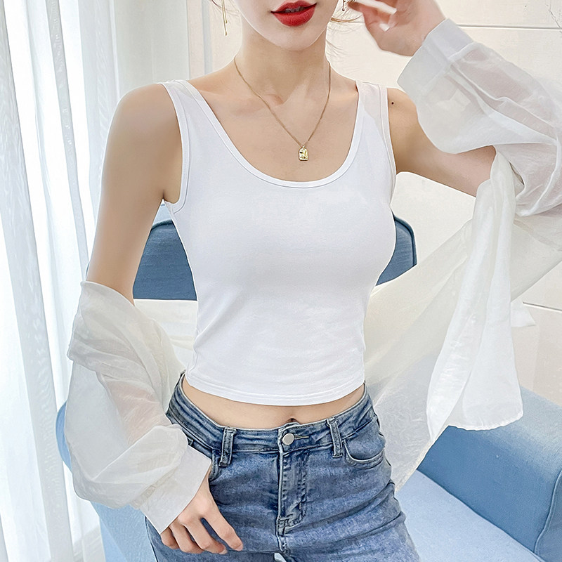 小吊带背心女短款打底上衣
