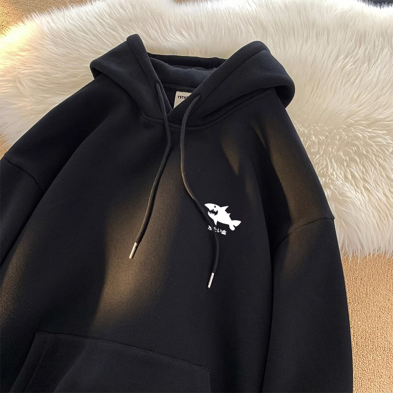 颖膝美式卫衣男连帽ins潮牌外套