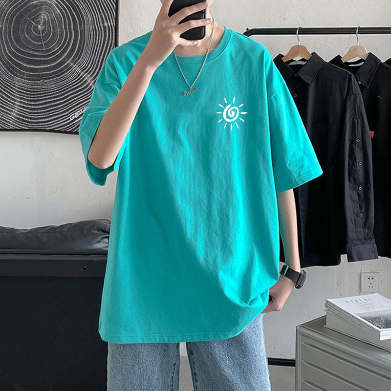 【纯棉面料】青少年半袖上衣潮