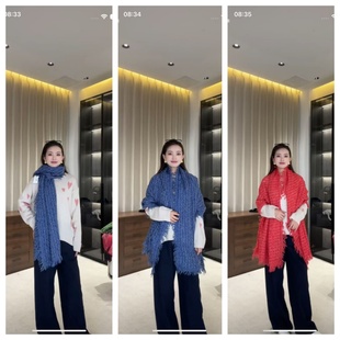 【小雪心选】流苏针织围巾WJ330