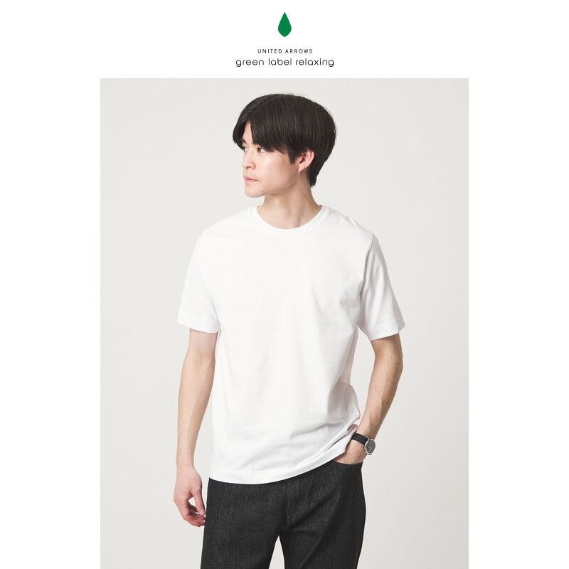 green label relaxing 2026春夏新品 男装  纯棉圆领短袖T恤
