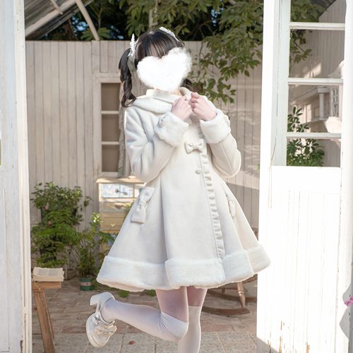 失宅心芙蕾雅日系蕾蕾lolita大衣