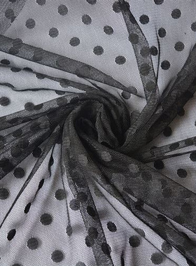 白色手丝网纱餐料窗帘纱帘婚庆拍照背景布桌衣U裙蕾工服装面料