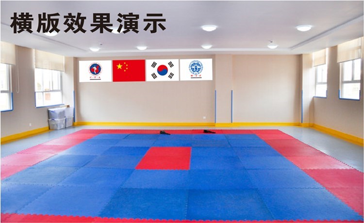 跆拳道馆装饰挂旗中韩串旗中国国旗世界联盟旗中国协会一套包邮
