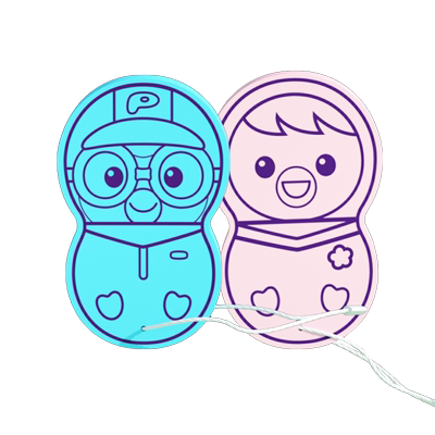 啵乐乐儿童洗澡海绵无痛搓澡神器