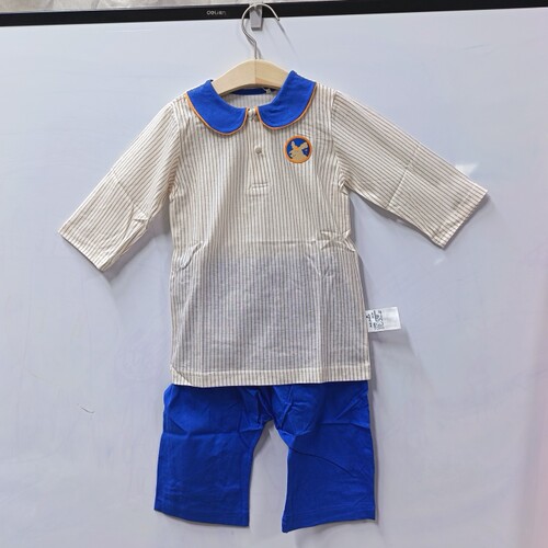 moimoln儿童夏季纯棉内衣套装