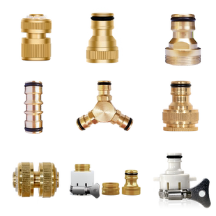 4/6分洗衣机水龙头万能接通水接头配件 水枪水管延长接头转换器