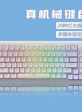 本手客制化机械键盘全键热插拔 Gasket结构三模无线蓝牙/有线电竞