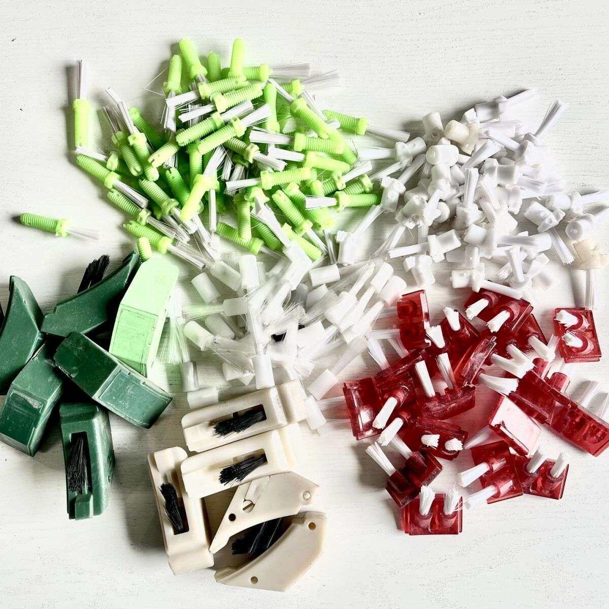 播种机配件勺式排种器毛刷免耕机指夹毛刷播种器排种器配件 包邮