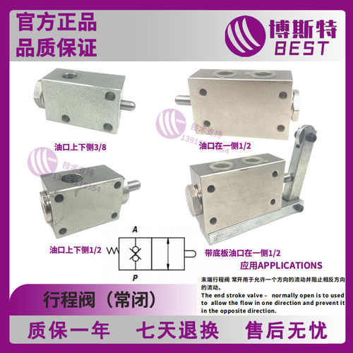 液压行程阀断可拆卸勾臂