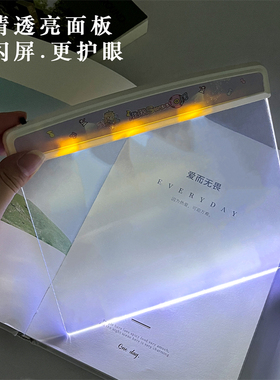 学生阅读灯夜读灯LED平板看书护眼灯宿舍学习读书夹书床头上神器