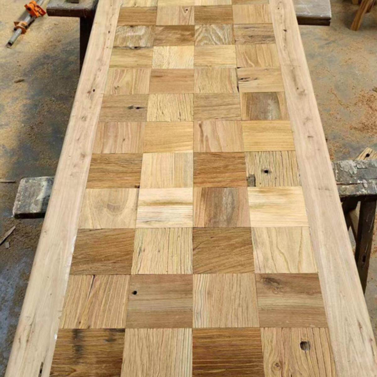 老榆木门板茶桌风化复古怀旧拼花桌民宿茶台老木板旧木板书桌吧台,住宅家具,家用茶台/茶桌,淘宝优惠券,粉丝福利购,淘宝优惠卷