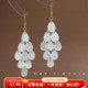 超仙法式 晚棠MIN 贝壳风铃 复古贝壳流苏耳钉A161