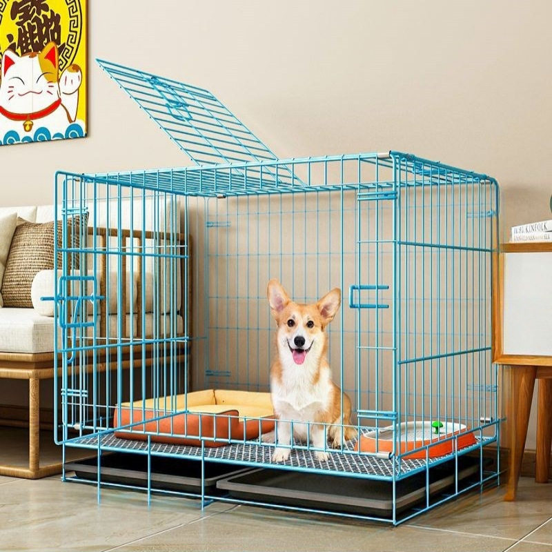 狗笼子中型犬厕所小型犬狗狗笼铁