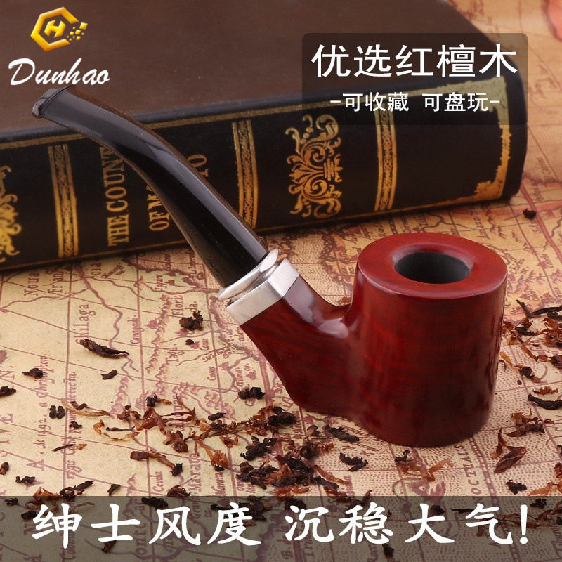 敦豪烟具创意立体红木烟斗檀木