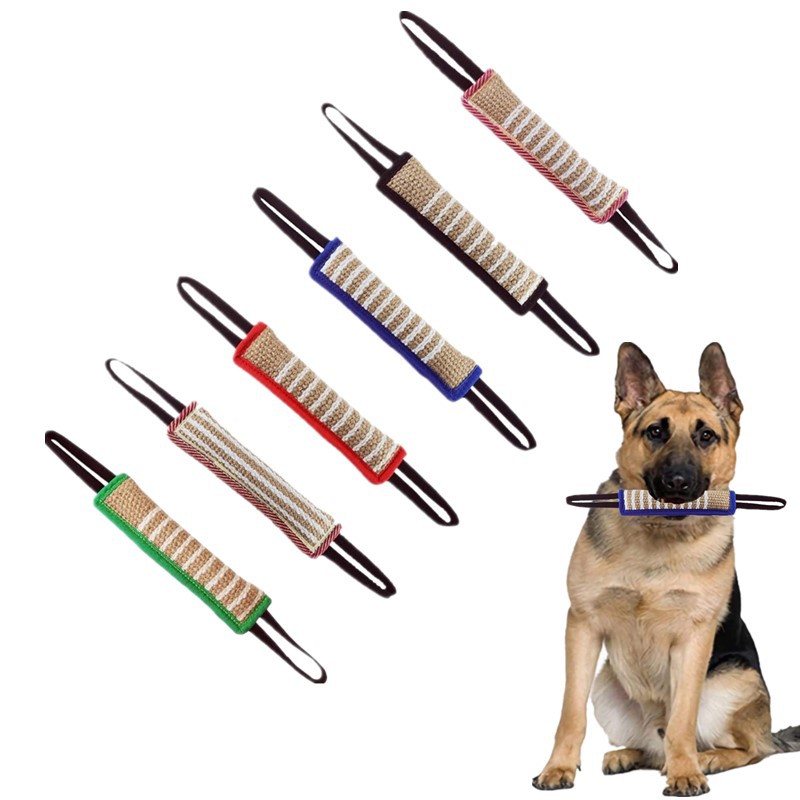 LUYANG猫狗特色玩具训犬粗麻咬棒