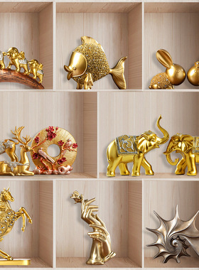 宏赫合成树脂现代简约装饰摆件