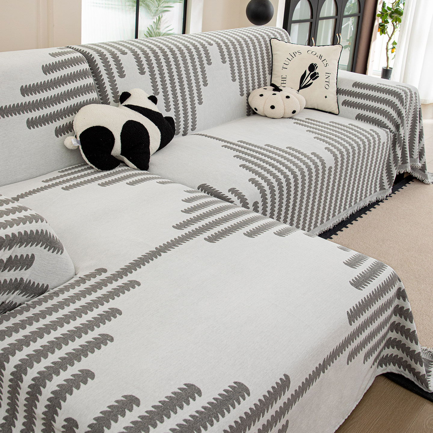 2025新款沙发盖布巾L型三座一贵妃四季通用沙发套罩沙发毯防猫抓,居家布艺,沙发套,淘宝优惠券,粉丝福利购,淘宝优惠卷