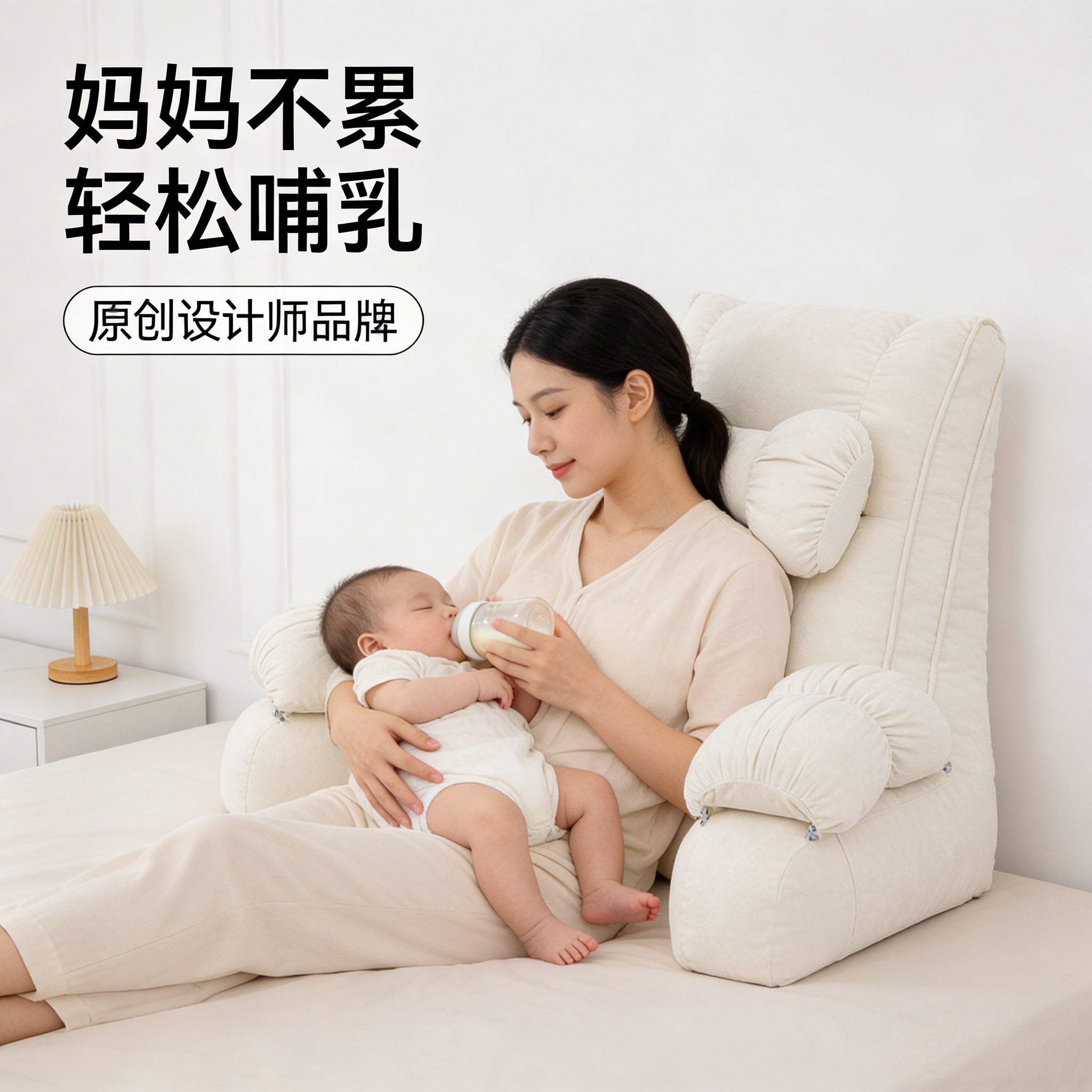 妈妈哺乳期喂奶床头靠垫腰部支撑孕妇床上看书神器沙发靠枕可拆洗,居家布艺,腰靠垫,淘宝优惠券,粉丝福利购,淘宝优惠卷