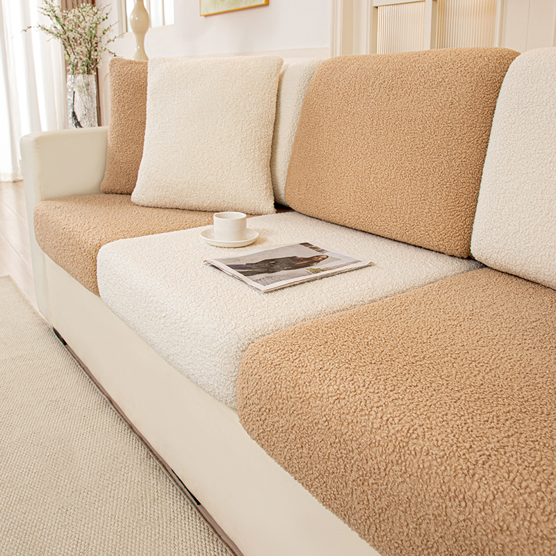 毛绒沙发套罩沙发笠套2025新款