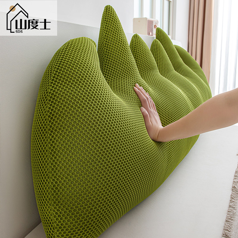 2026新款软包床头靠背可拆洗极简榻榻米靠枕卧室床头防撞护腰神器,居家布艺,床头靠垫,淘宝优惠券,粉丝福利购,淘宝优惠卷