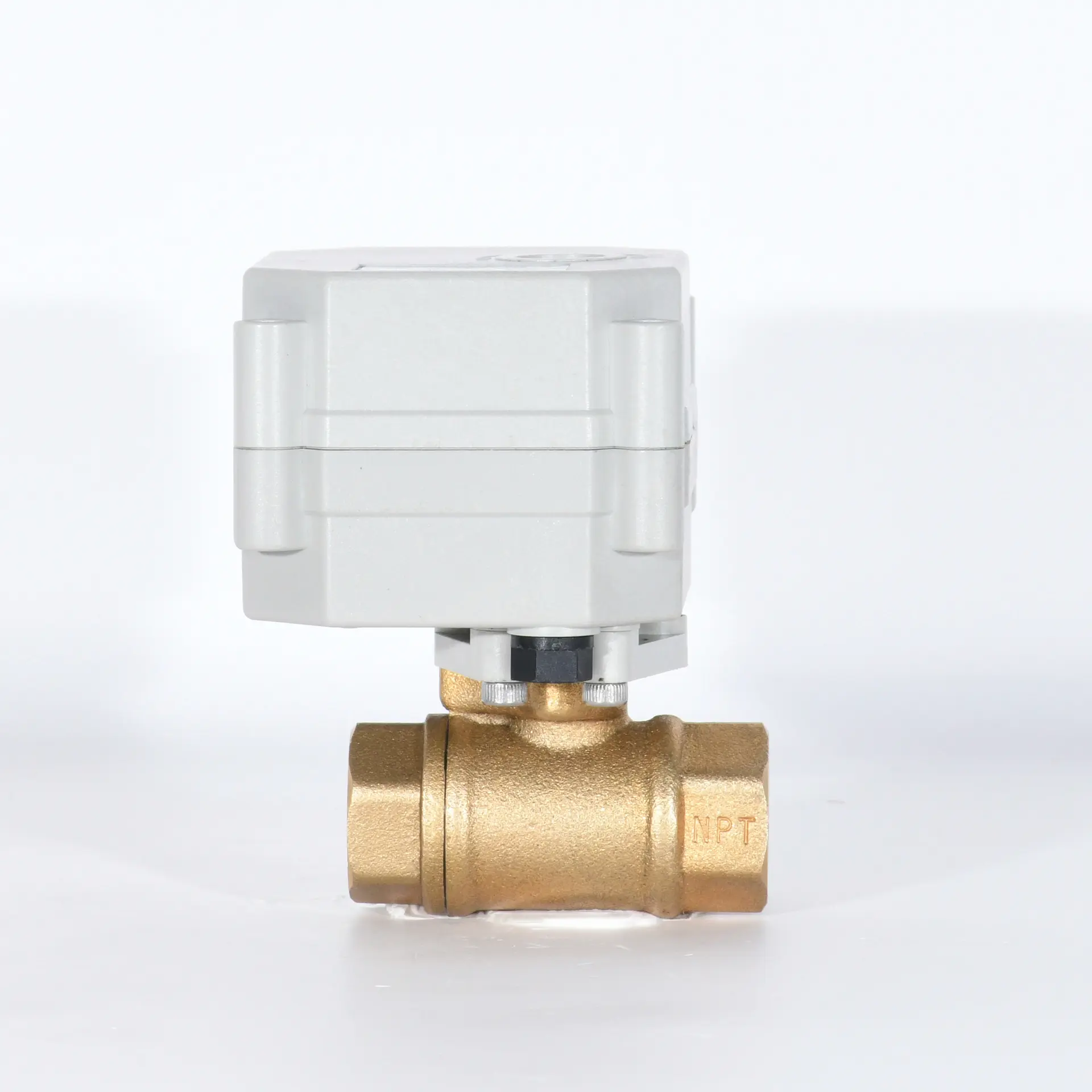 2分461寸微型电动阀TONHE黄铜