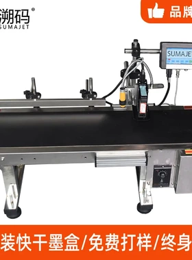 溯码T6喷码机全自动小型在线式喷墨打印纸箱包装袋生产日期打码机