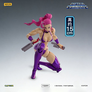 先行预定包邮 52TOYS 闪电奇舞 街机 名将卡萝尔电女1/12可动人偶