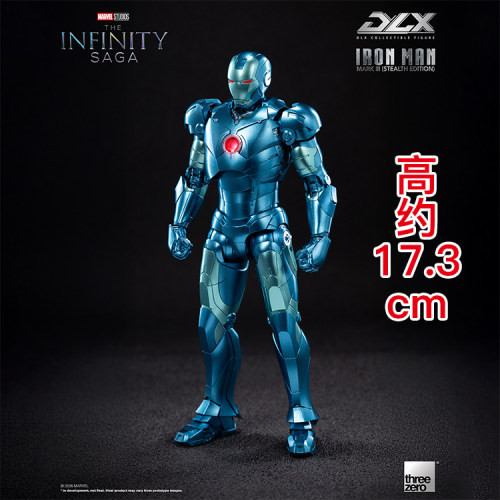 预定包邮 Threezero DLX 漫威 钢铁侠Mark3 MK3 潜行版 可动模型