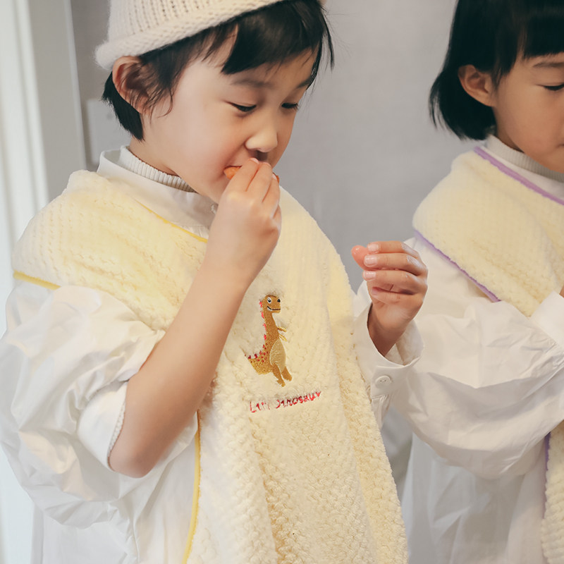 原创小恐龙可爱儿童围兜刷牙擦脸宝宝吃饭围嘴口水巾小孩洗漱罩衣,家庭/个人清洁工具,围裙,淘宝优惠券,粉丝福利购,淘宝优惠卷