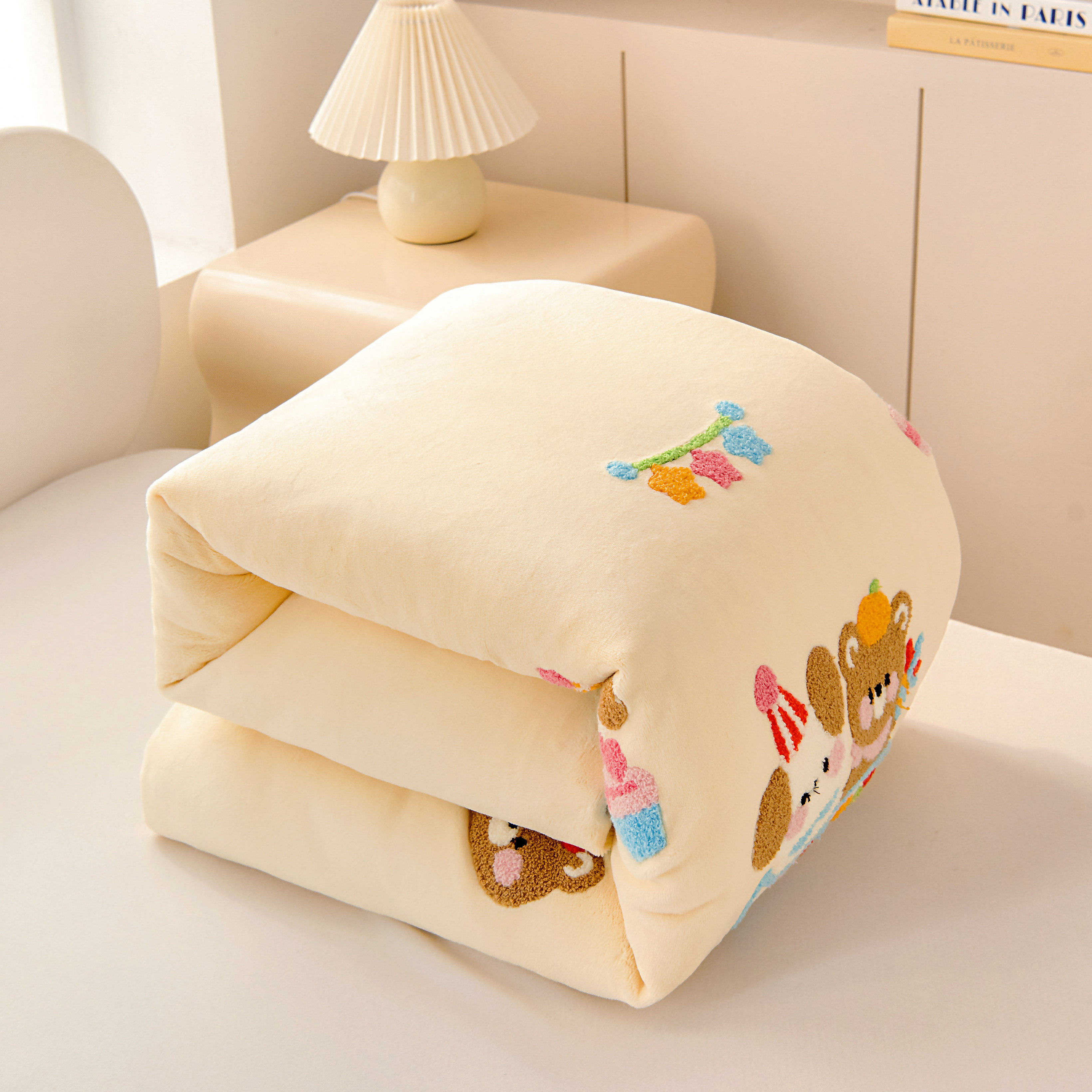 儿童被子秋冬幼儿园被牛奶绒宝宝午睡冬季珊瑚绒加厚小棉被可拆洗,婴童用品,被子,淘宝优惠券,粉丝福利购,淘宝优惠卷