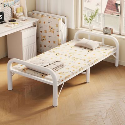 折叠床单人家用简易床办公室睡觉宿舍午休小床出租屋留宿铁床
